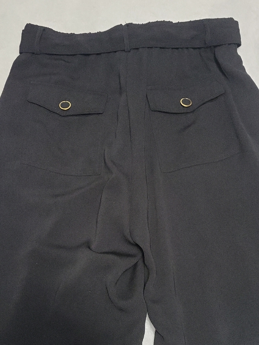 Kaffe Size 8-10 Pull On Kaella City Shorts In Black - Picture 4 of 6